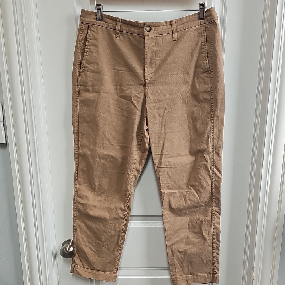 J. Crew Tan Chinos Versatile Cotton Blend